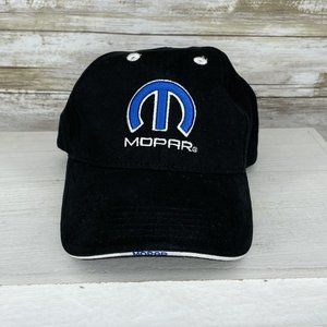 Mopar Black Baseball Hat Cap Adjustable Strap- Extreme Sportswear